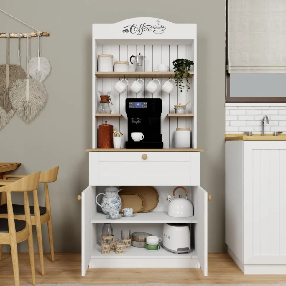 Aamiaiskaappi/kahvipiste Linento Furniture Lucas 7