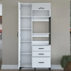Aamiaiskaappi Linento Furniture JE112 - 2958 valkoinen