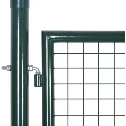 Aitaportti teräs 306x150cm vihreä