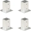 Aitatolpan jalat 4kpl galvanoitu 81mm