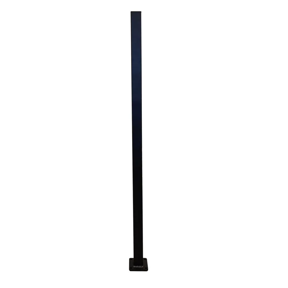 Aitatolppa Green Land Garden 130 x 5 x 5 cm musta alumiini