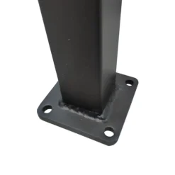 Aitatolppa Green Land Garden 130 x 5 x 5 cm musta alumiini