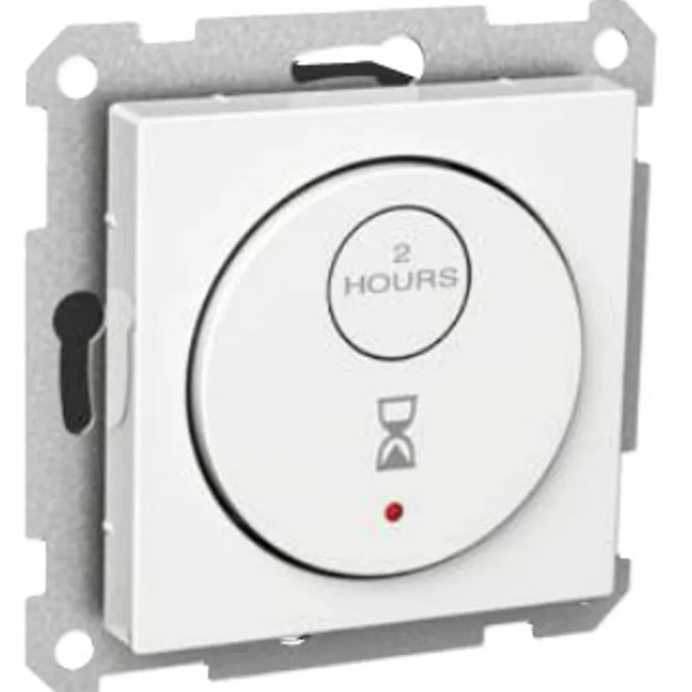 Ajastin elektroninen 15 min-8 h 1-napainen 10A valkoinen Exxact