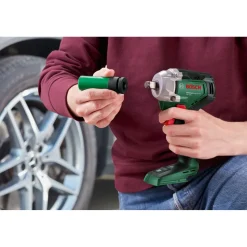 Akkuiskumutterinväännin Bosch UniversalImpactDrive 18V-350 Solo 18V ilman akkua + hylsysarja
