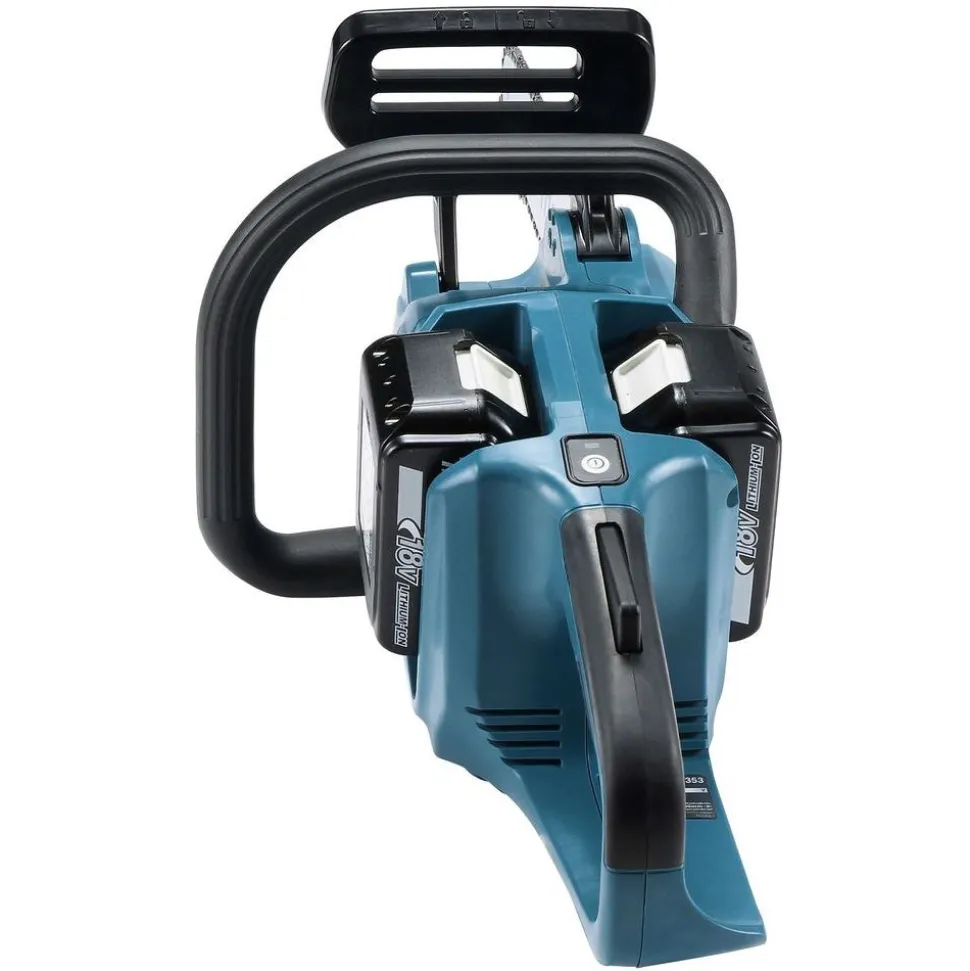 Akkuketjusaha Makita LXT DUC353PG2 14" 2x18V 2x6,0 Ah akuilla