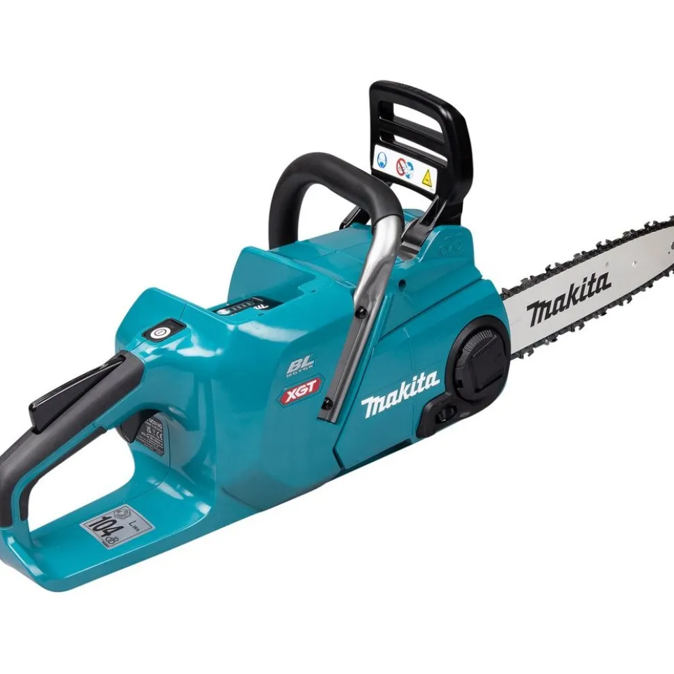 Akkuketjusaha Makita XGT UC014GT101 12" 40V 5,0 Ah akulla