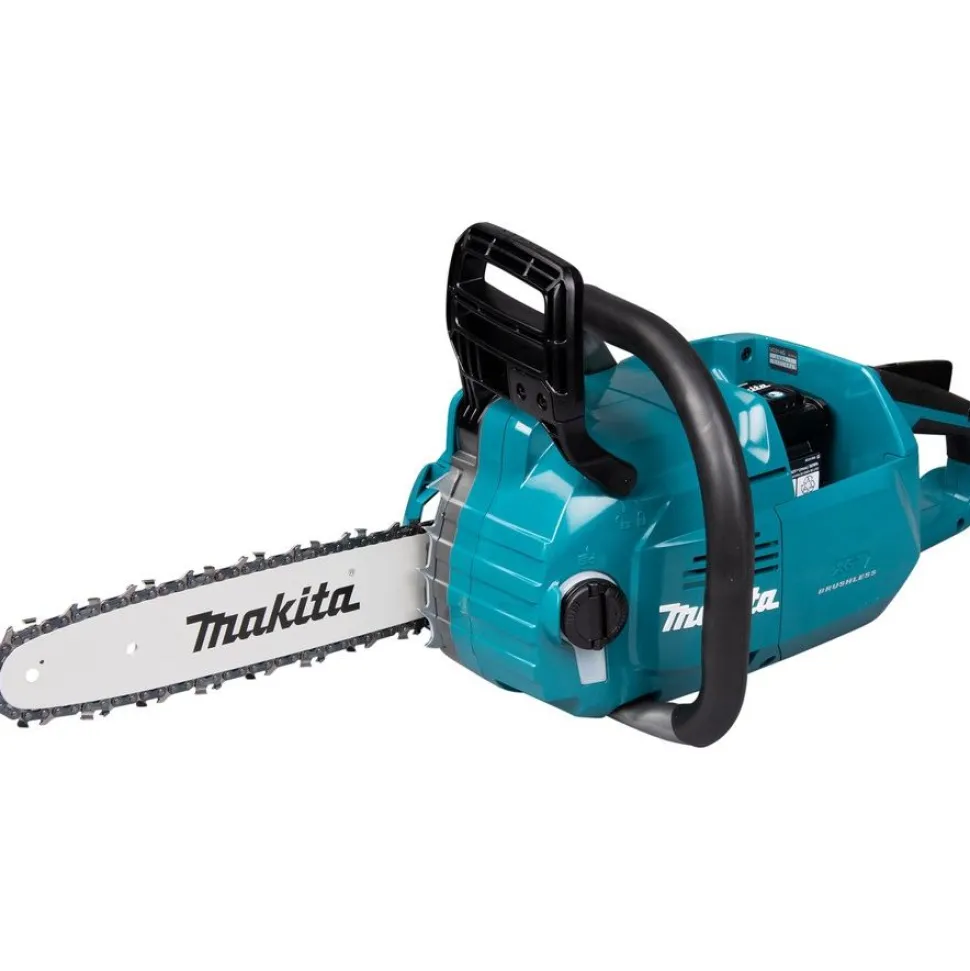 Akkuketjusaha Makita XGT UC014GT101 12" 40V 5,0 Ah akulla