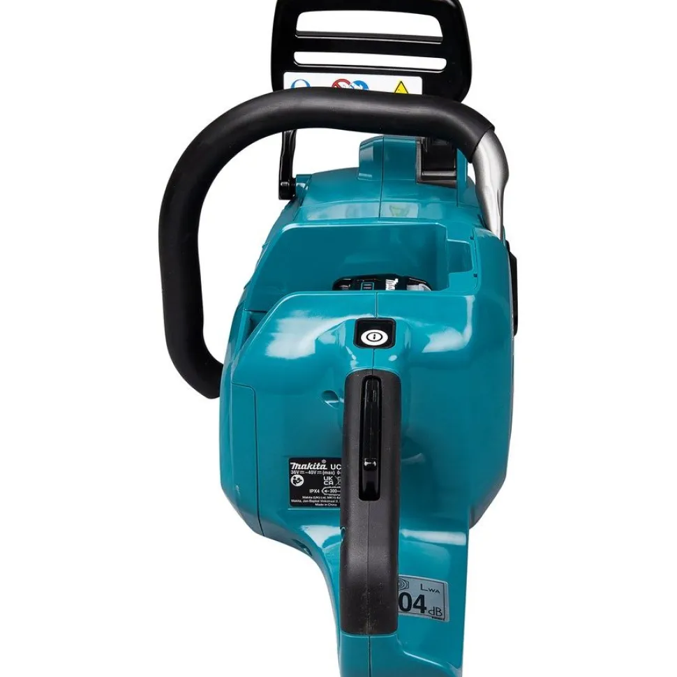 Akkuketjusaha Makita XGT UC014GT101 12" 40V 5,0 Ah akulla