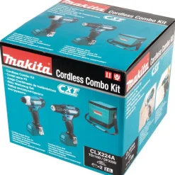 Akkukonesarja Makita DF333D+TD110D 12V 2x2,0 Ah akuilla