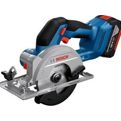 Akkukäsipyörösaha Bosch Professional GKS 18V-51 18V 2x4,0 Ah akuilla