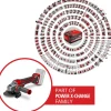 Akkukulmahiomakone Einhell PXC TP-AG 18/125 CE Q Li-Solo 18V ilman akkua