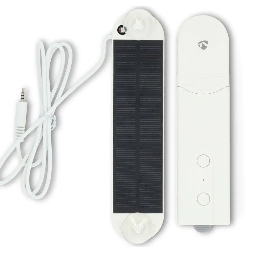 Akkukäyttöinen rullaverhomoottori aurinkopaneelilla Nedis BTMR10WT SmartLife Bluetooth