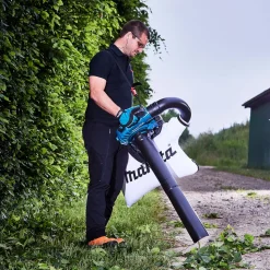 Akkulehtipuhallin/imuri Makita LXT DUB363ZV silppurillla 2x18V ilman akkuja