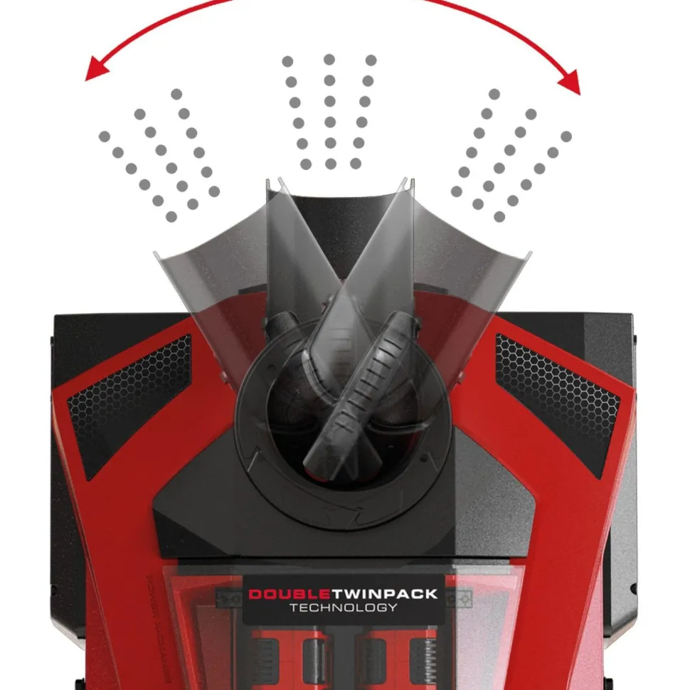 Akkulumilinko Einhell Power X-Change GP-ST 36/53 Li E BL Kit 2x18V 4x5,2 Ah akuilla