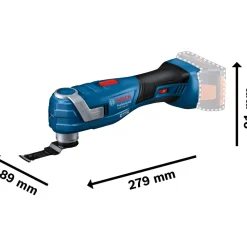 Akkumonitoimityökalu Bosch Professional GOP 18V-34 Starlock Solo 18V ilman akkua + L-Boxx