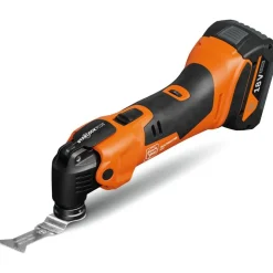 Akkumonitoimityökalu Fein Akku MultiMaster 500 Plus Top AmpShare 2x4,0 Ah akuilla