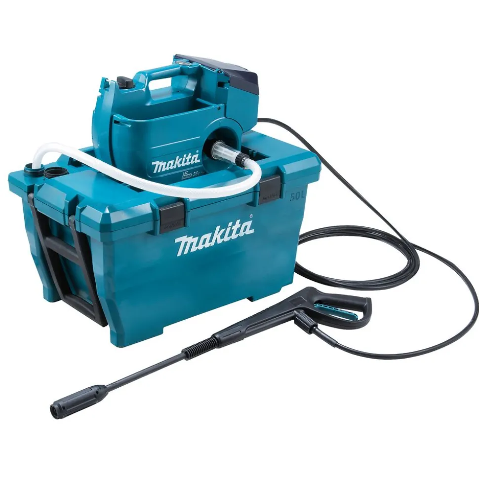 Akkupainepesuri Makita LXT DHW080ZK 80 bar 380 l/h 2x18V ilman akkuja