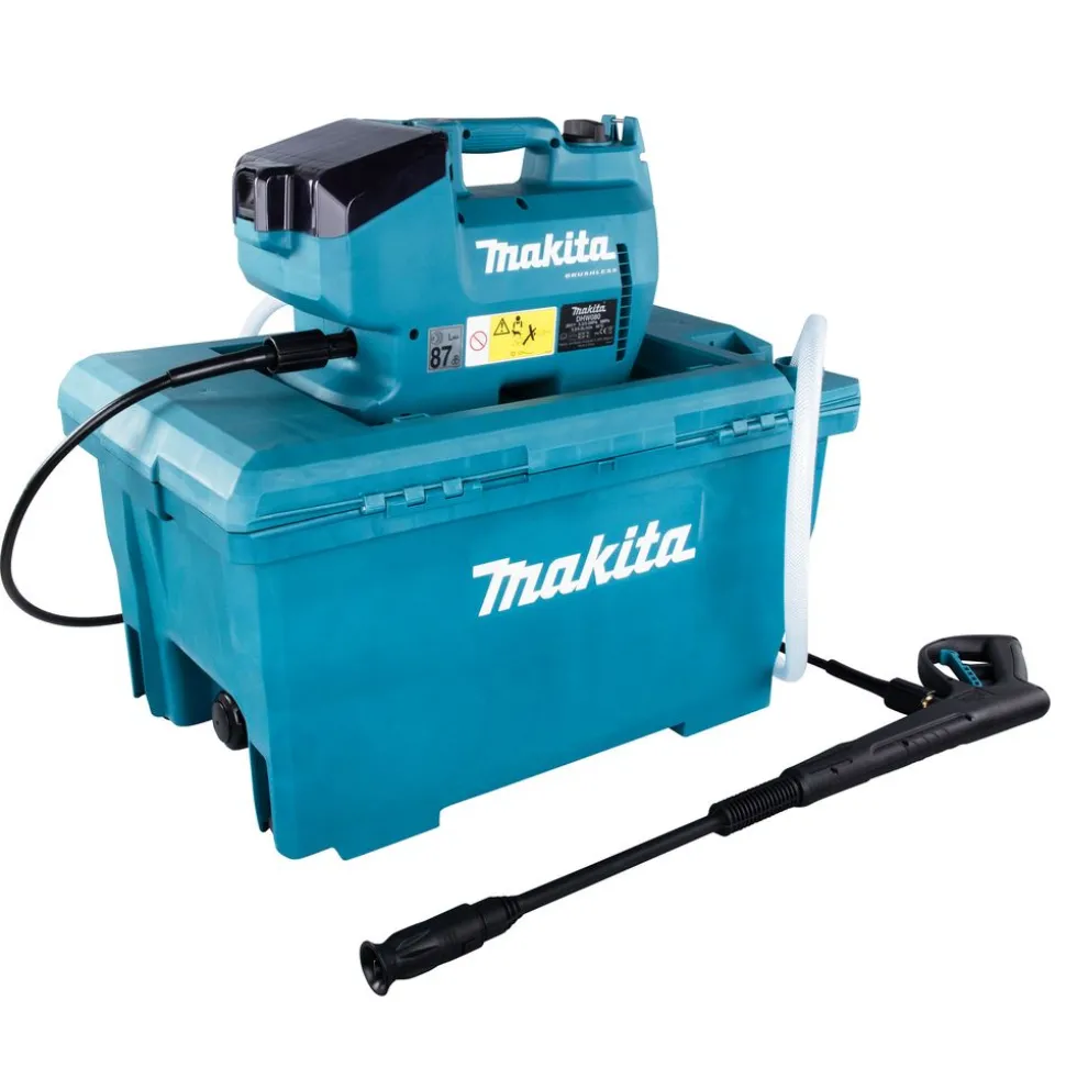 Akkupainepesuri Makita LXT DHW080ZK 80 bar 380 l/h 2x18V ilman akkuja