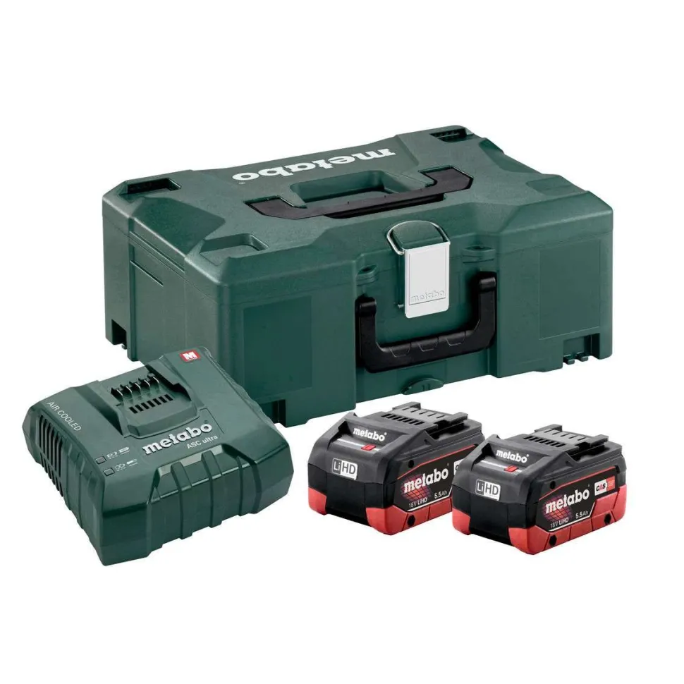Akkupaketti Metabo 18V 2x5.5 Ah LiHD ASC Ultra MetaLoc