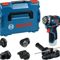 Akkuporakone Bosch Professional GSR 12V-32 FC Solo 12V ilman akkua + 5xGFA + L-Boxx