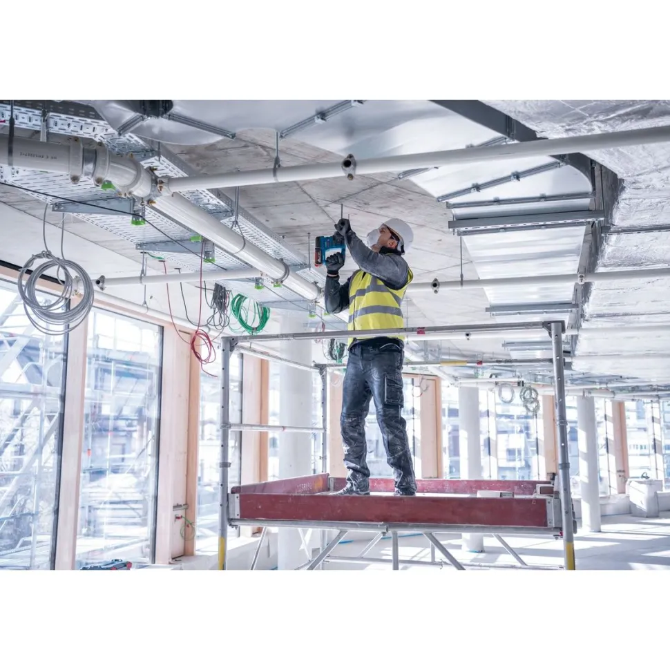 Akkuporavasara Bosch Professional GBH 18V-22 Solo 18V ilman akkua + L-Boxx