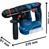 Akkuporavasara Bosch Professional GBH 18V-18 X Solo 18V ilman akkua + L-Boxx