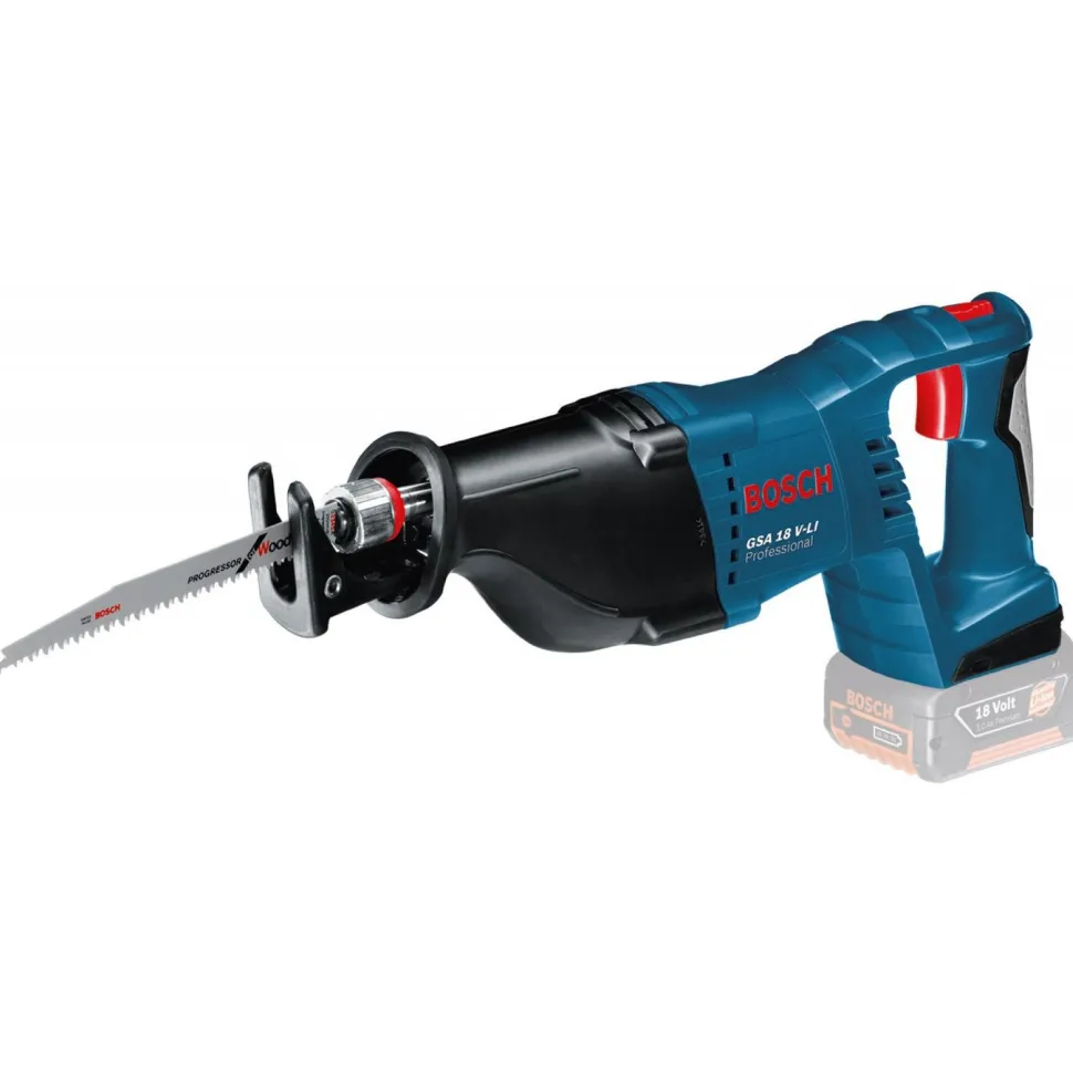 Akkupuukkosaha Bosch Professional GSA 18V-Li Solo 18V ilman akkua + L-Boxx