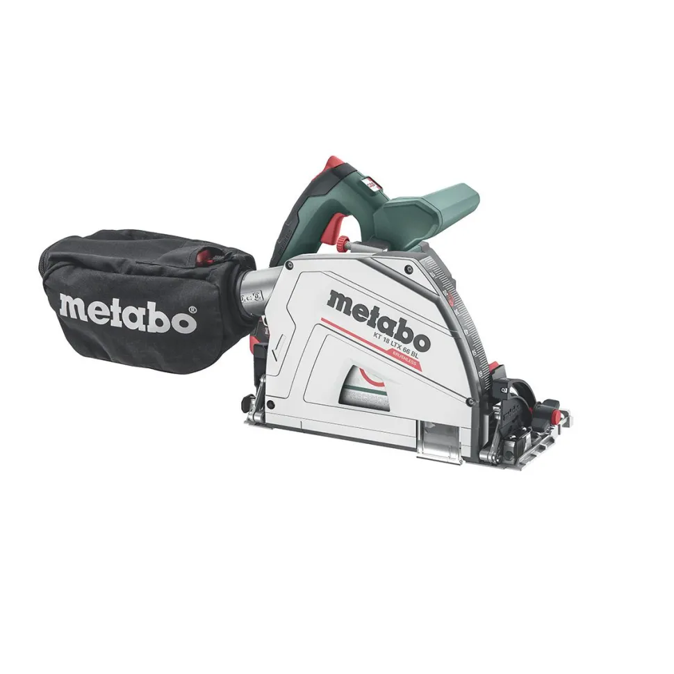 Akkupyörösaha Metabo KT 18 LTX 66 BL 18V sisältää 2x8,0Ah akut ja ASC 145 -laturin