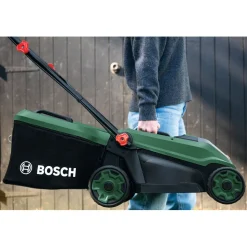 Akkuruohonleikkuri Bosch Rotak 18V-34 18V 4,0 Ah akulla