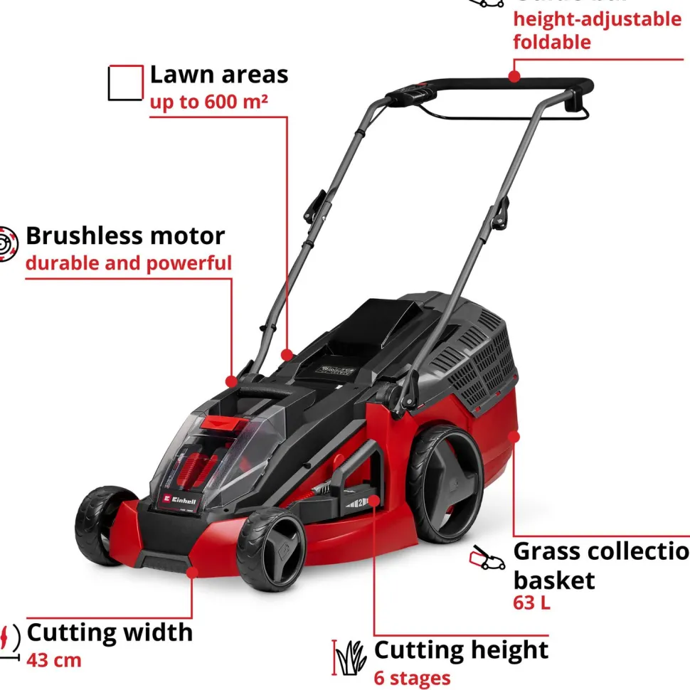Akkuruohonleikkuri Einhell Power X-Change GE-CM 43 Li M
