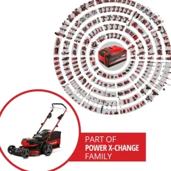 Akkuruohonleikkuri Einhell Power X-Change GE-CM 36/47 S HW Li  vetävä + 4 akkua