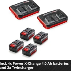 Akkuruohonleikkuri Einhell Power X-Change GE-CM 36/47 S HW Li  vetävä + 4 akkua
