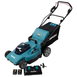 Akkuruohonleikkuri Makita LXT DLM538PG2 2x18V 2x6,0Ah akuilla