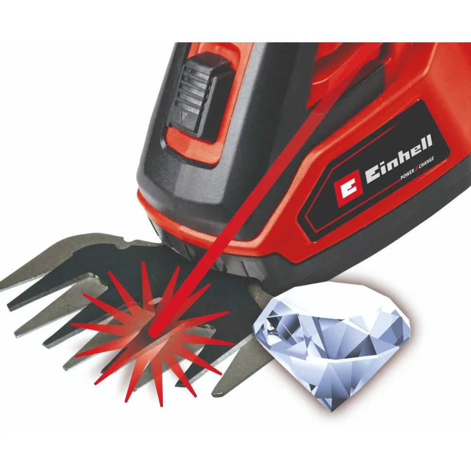 Akkuruohosakset/-pensasleikkuri Einhell Power X-Change GE-CG 18/100 Li T-Solo 18V ilman akkua