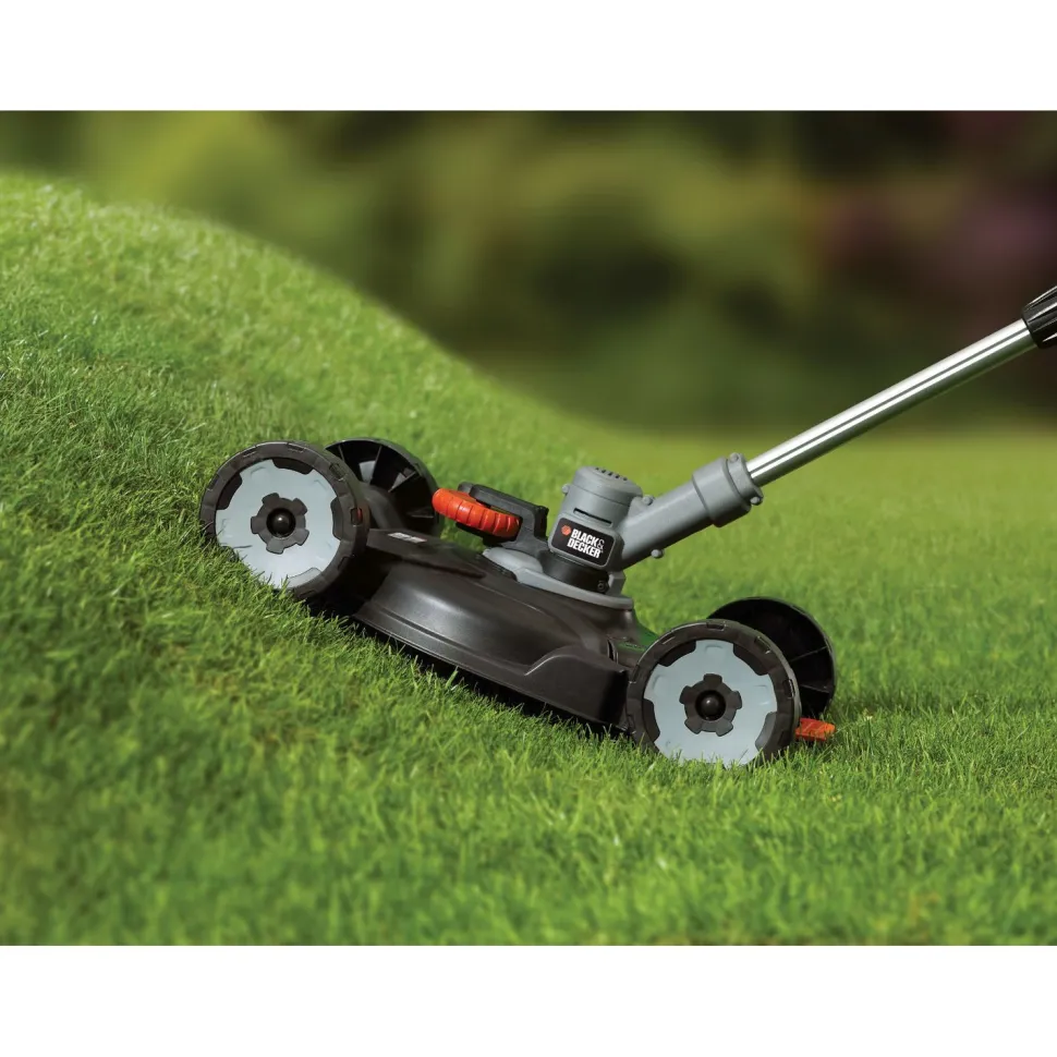 Akkutrimmeri 3-in-1 Black+Decker STC1820CM 18V Li-ion + ruohonleikkuualusta