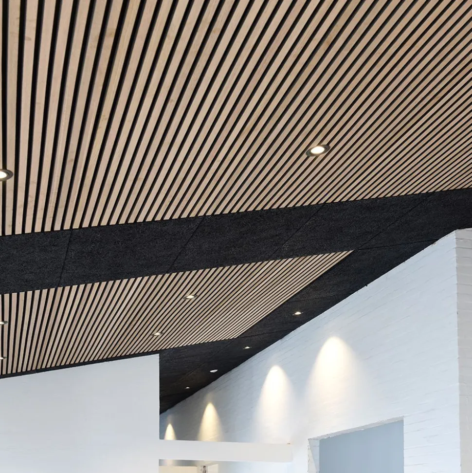 Akustiikkalevy Fibrotech Premium, 22x605x2440mm, vaalea tammi puuviilu