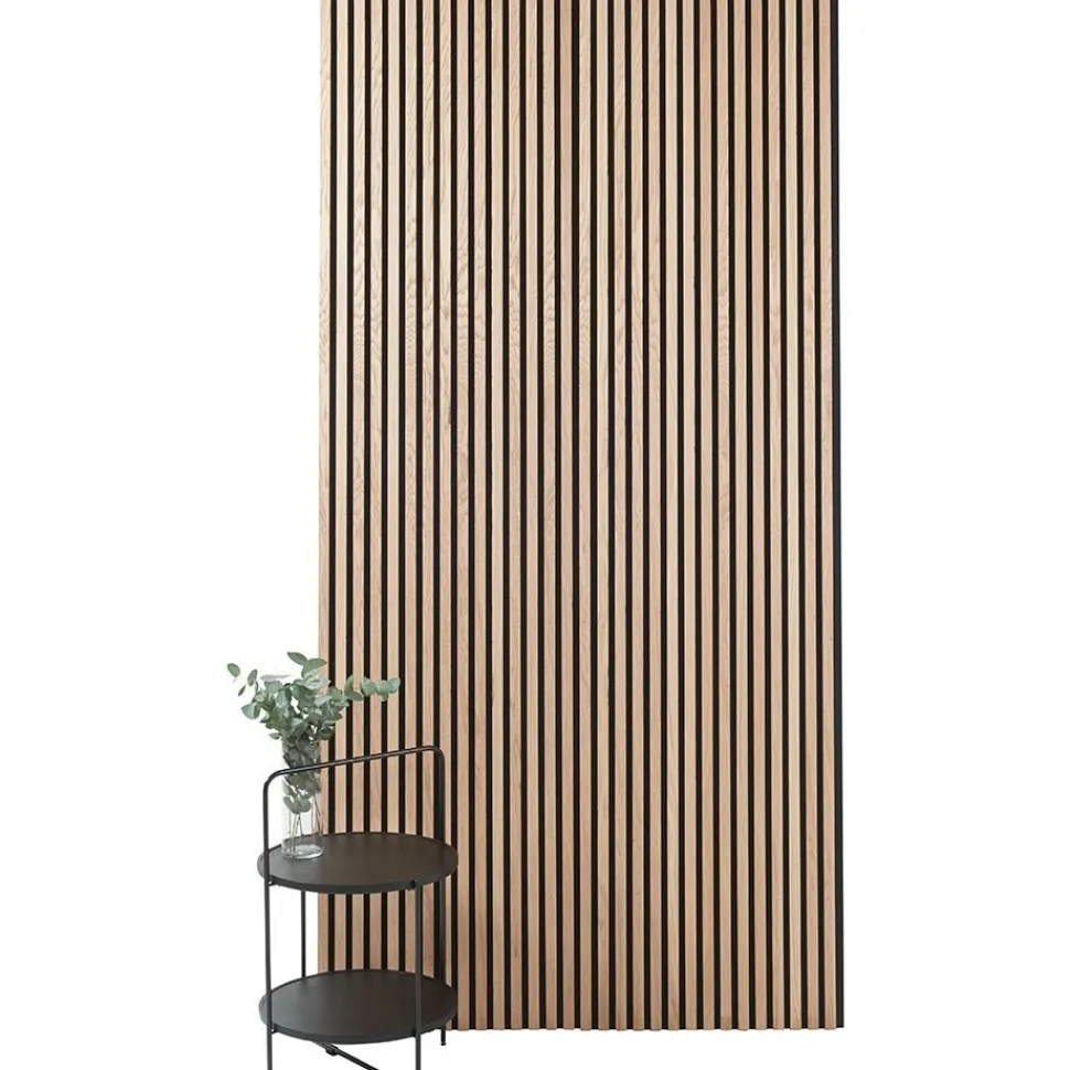 Akustiikkalevy Fibrotech Premium, 22x605x2440mm, vaalea tammi puuviilu