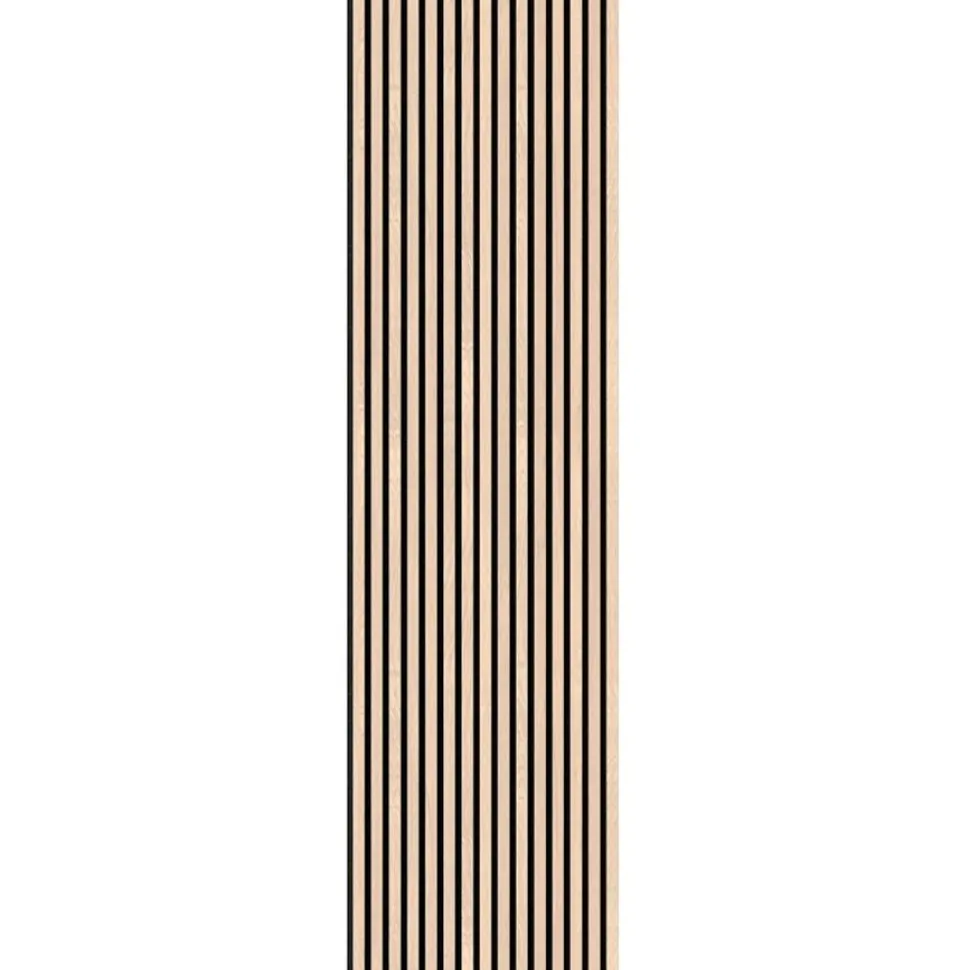 Akustiikkalevy Fibrotech Premium, 22x605x2440mm, vaalea tammi puuviilu