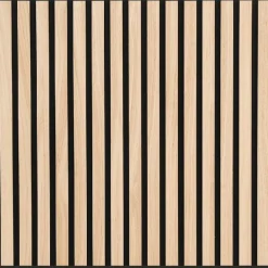Akustiikkalevy Fog&Venø By Venø, 20x600x600mm, mdf, tammi, musta huopa, 2kpl