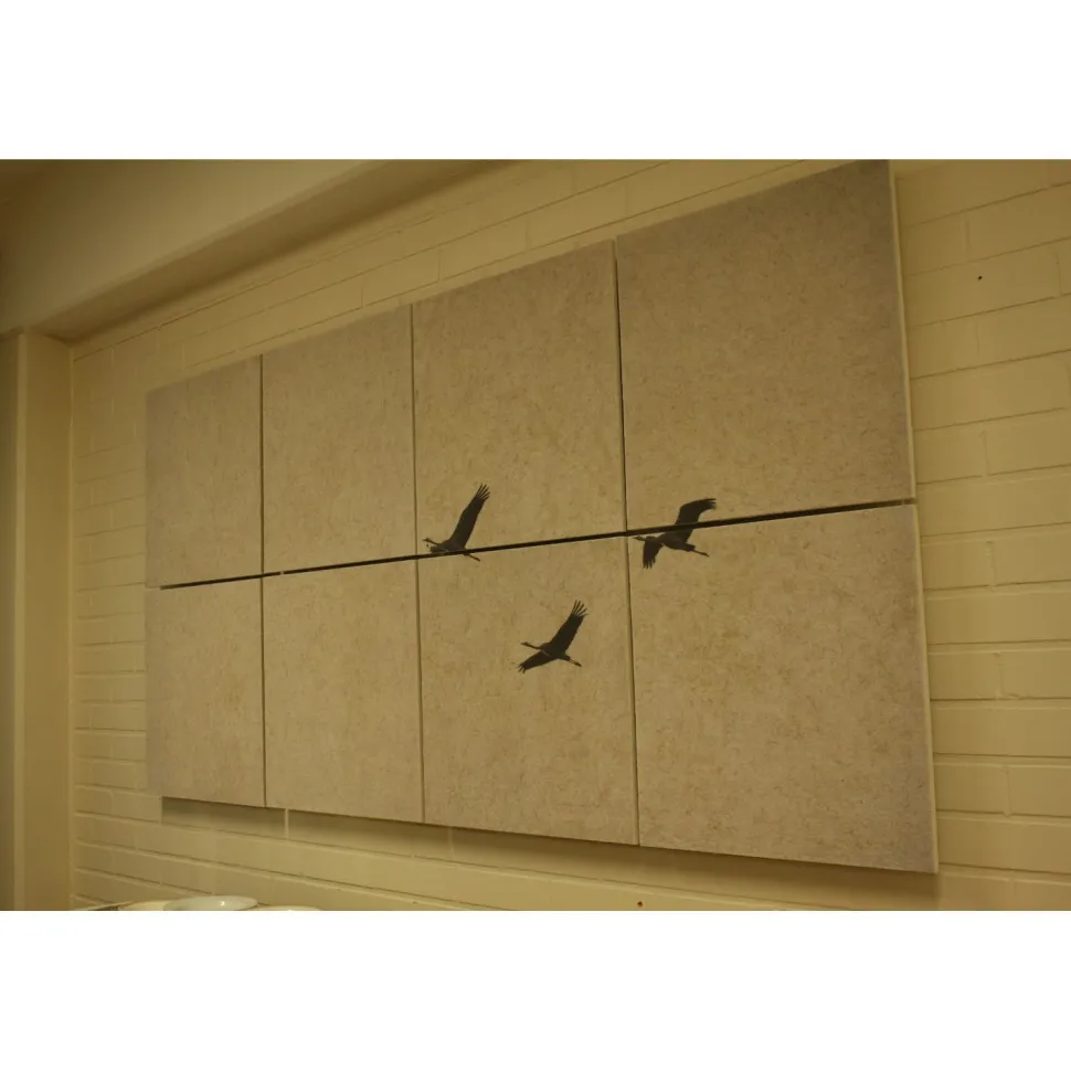 Akustiikkataulu Yeseco Quiet 320x160 cm kollaasi 8 kpl 80x80 cm eri kuvia (myös omalla kuvalla)
