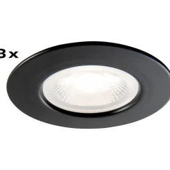 Alasvalo Airam Fio fix, IP44, 6W/930 540lm,  himmennettävä, 3kpl, eri vaihtoehtoja