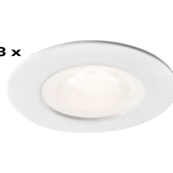 Alasvalo Airam Fio fix, IP44, 6W/930 540lm, himmennettävä, 3kpl, eri vaihtoehtoja