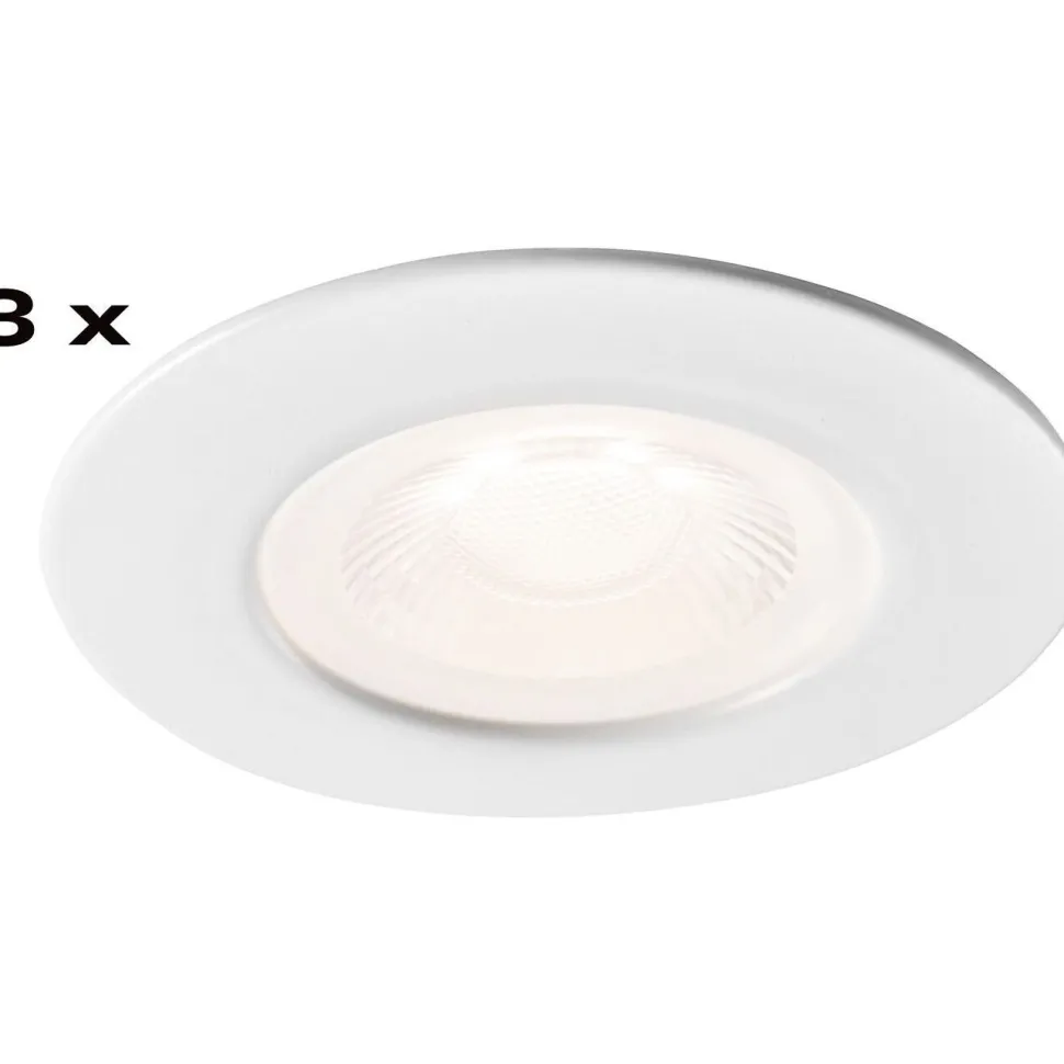 Alasvalo Airam Fio fix, IP44, 6W/930 540lm, himmennettävä, 3kpl, eri vaihtoehtoja