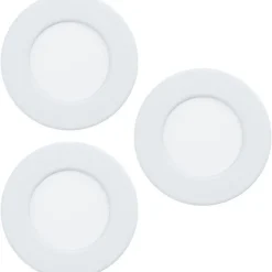Alasvalosarja 3 x Eglo Fueva 6-z LED RGB/CCT Ø8.6cm IP44