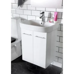Allaskaappi IDO Glow 560 vetimellä valkoinen