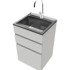 Allaskaappi Nordic Tech NTB 5 560x880x520 valkoinen/rst