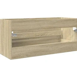 Allaskaappi Sonoma-tammi 100x38,5x45 cm tekninen puu (49639)