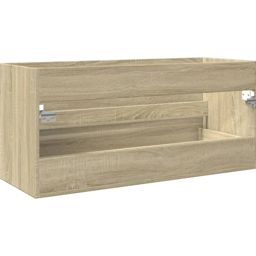 Allaskaappi Sonoma-tammi 100x38,5x45 cm tekninen puu (49639)
