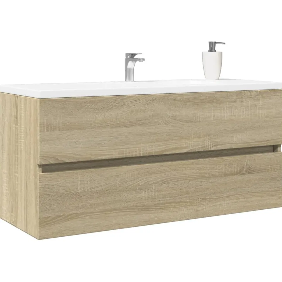 Allaskaappi Sonoma-tammi 100x38,5x45 cm tekninen puu (49639)
