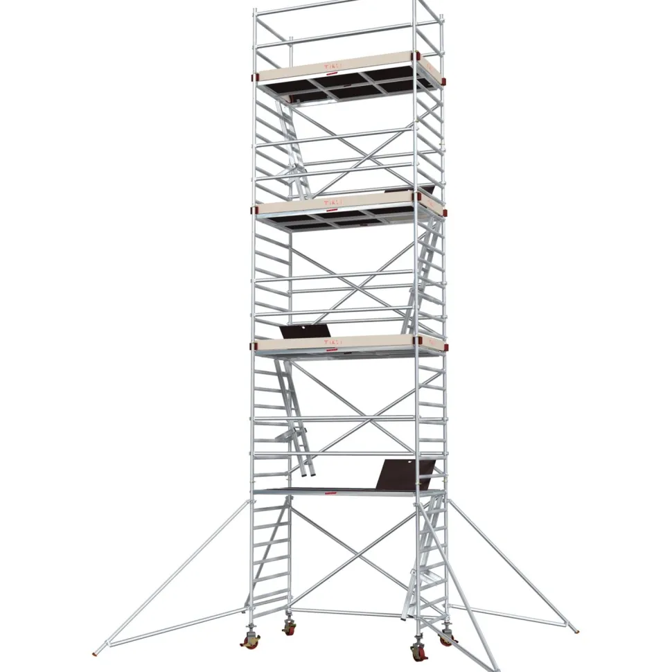 Alumiiniteline Tikli Jumbo 9900-8P, tasokorkeus 8.5m, 250x135cm
